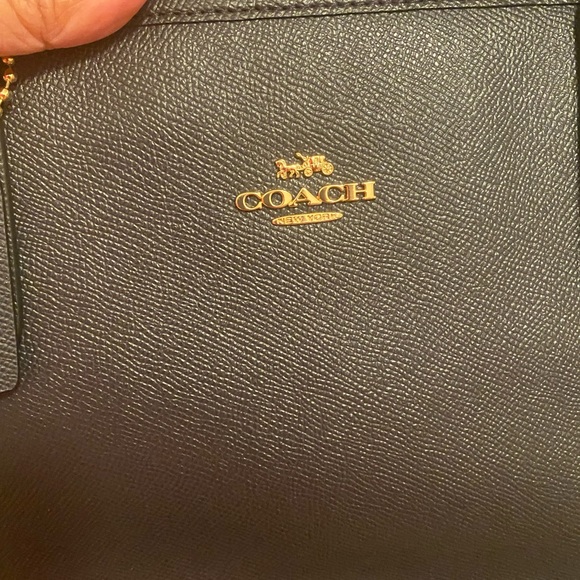 Coach Zipper Tote - Midnight Blue - Picture 4 of 8